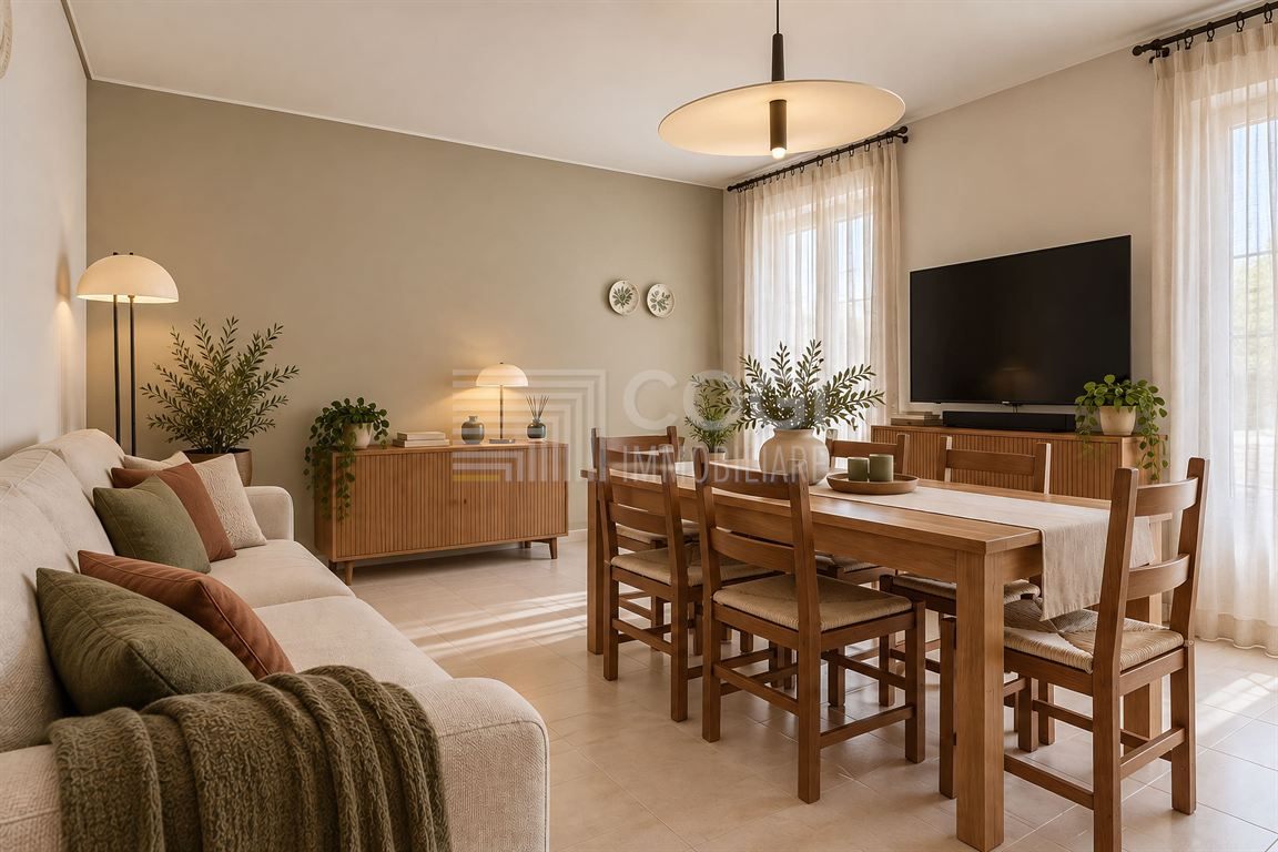 Ampia Porzione di Casa con Giardino e Servizi